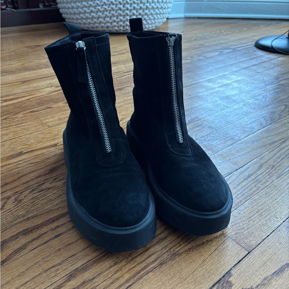 ASOS Black Ankle Boots with Zipper